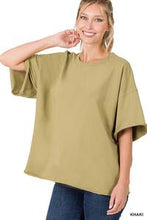 Raw Edge Boxy Top